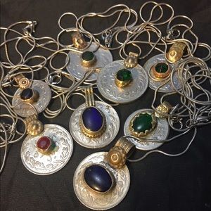 Authentic belly dance coins necklace